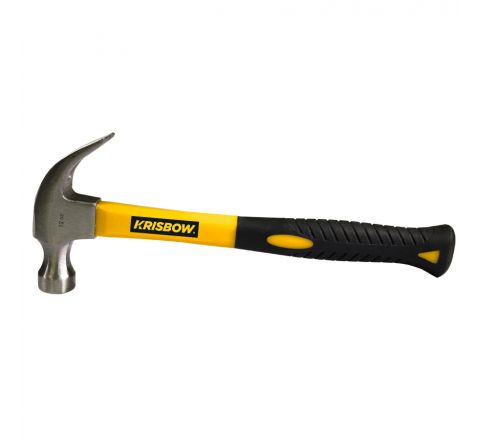 Claw Hammer Krisbow Palu Kambing Handle Rubber 220 Gr 8 OZ LRCH8