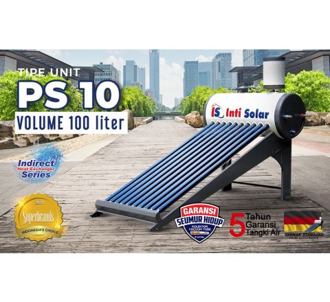 Pemanas Air Matahari Water Heater 100 Liter Inti Solar PS 10