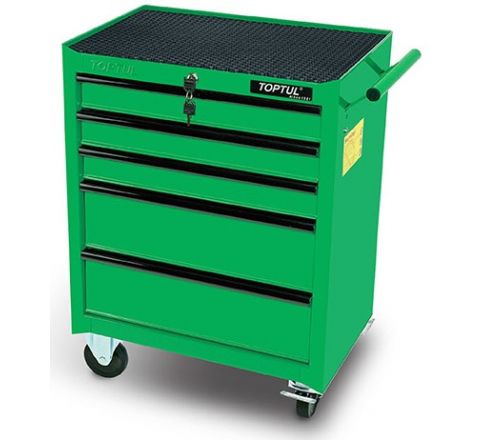 Mobile Tool Trolley Small 5-Drawer Toptul TCAB0501