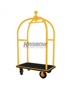 Troli Barang Luggage Cart Titanium Black 110x65x186cm Krisbow 10012453
