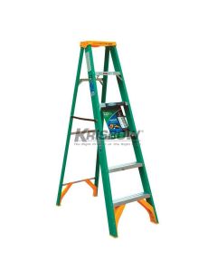 Tangga Ladder Step 6 FT / 1.8 Mtr Fiber Green Krisbow KW0102176