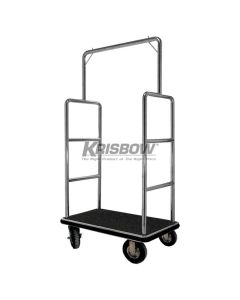 Troli Barang Luggage Cart Black Carpet 105x61x182 cm Krisbow KW1801313