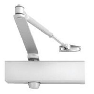 Surface Mounted Door Closer Series Hold Open Arm/Silver (with PA Bracket) Yale YDC-2004-0