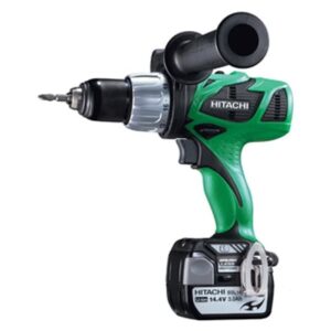 Bor Listrik Cordless Impact Driver DR 13mm 14.4V 3Ah Li Brushless Hitachi DV 14DBL-0