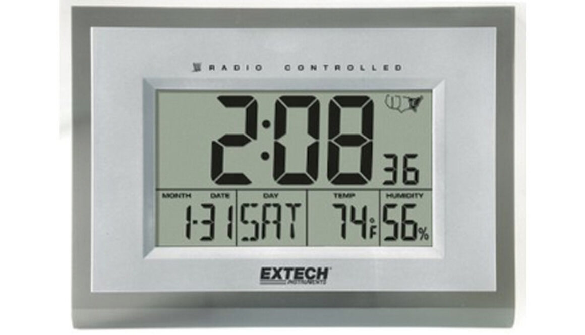 HYGRO-THERMOMETER WALL CLOCK 445706 EXTECH EX0000116