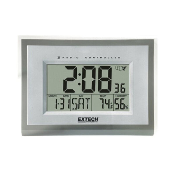 HYGRO-THERMOMETER WALL CLOCK 445706 EXTECH EX0000116 incl PPN-0