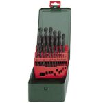 HSS-R TWIST DRILLS (19 PCS.) 27151 METABO MB0003807-0
