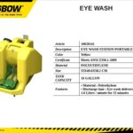 EYE WASH STATION PORTABLE YELLOW Krisbow 10028141-0