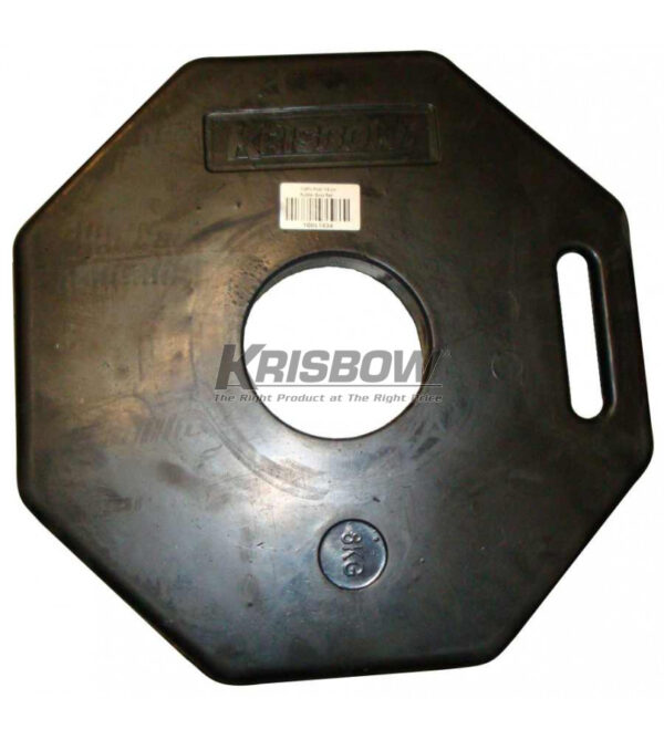 TRAFFIC POST 115 CM RUBBER BASE RED Krisbow 10051434-17382