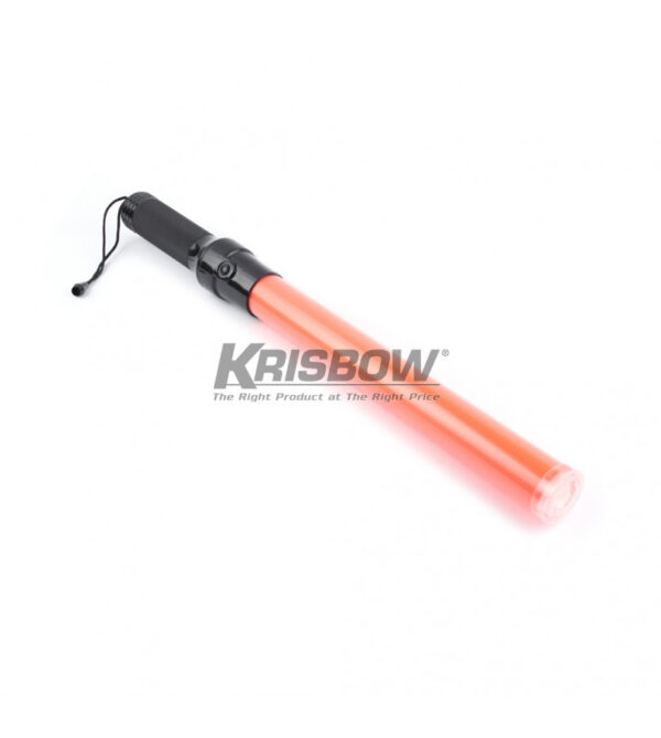 TRAFFIC BATON LED 3 FUNCTION 54 CM RED Krisbow 10051439-0
