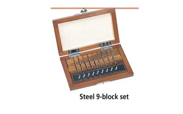 GAUGE BLOCK STEEL SET (9) 1 516-983-10 MITUTOYO MT0003100-0