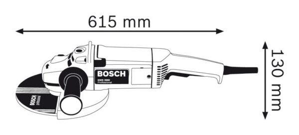 Gerinda Tangan Angle Grinder Bosch GWS2000-230-17293