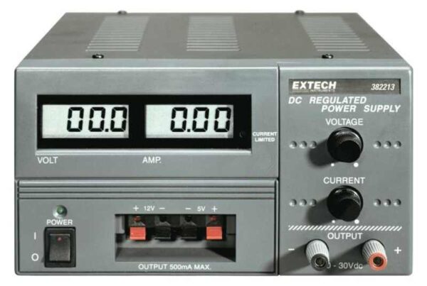 POWER SUPPLY TRIPLE OUTPUT DC 382213 EXTECH 10063793-0