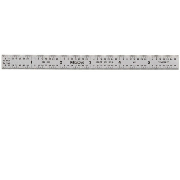 STEEL RULES 6IN 182-201 MITUTOYO MT0004892-0