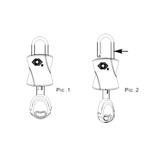 GEMBOK PADLOCK WITH KEY PLASTIC BLACK KRISBOW 10097079-0