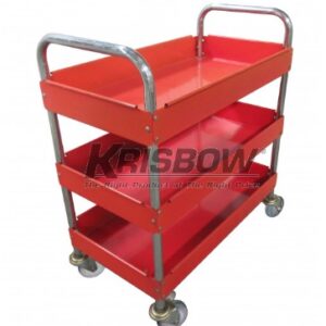 Trolley Service Cart 100Kg With 3 Tray Krisbow 10106915-0