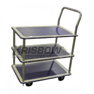 Trolley Service Cart 150Kg With 3 Step Krisbow 10106916-0
