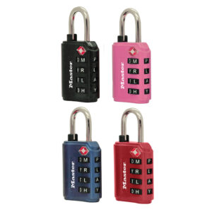 Gembok TSA Reset Combination Word Masterlock 4691DWD-0
