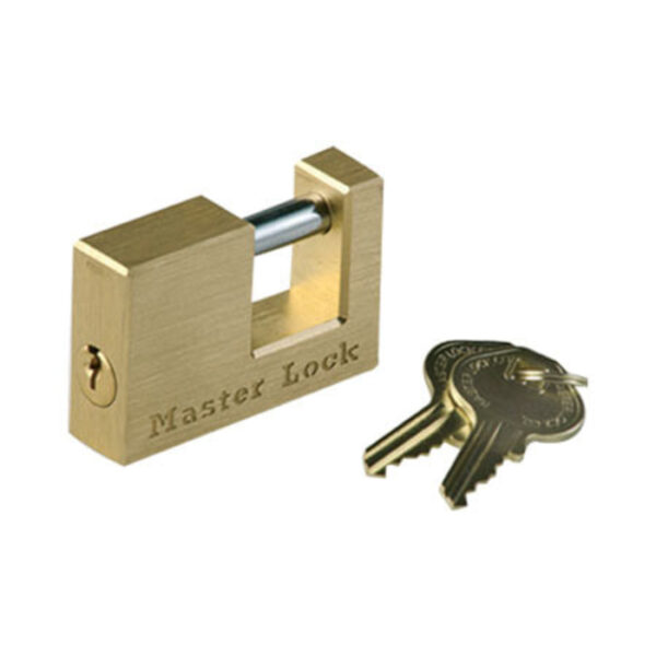 Gembok Rectangular Brass Padlock Masterlock 606D-18028