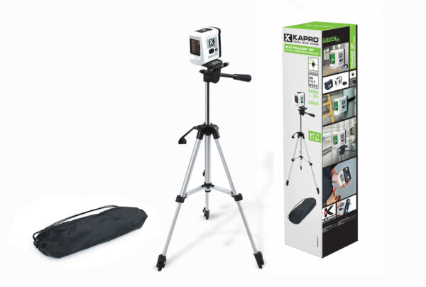 Crossline Laser Level Kapro 862G Prolaser Green Cross Line Laser with Tripod-18500