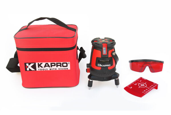 Kapro Laser Marking 875 Prolaser All-Lines Layout Set With Soft Bag-18485