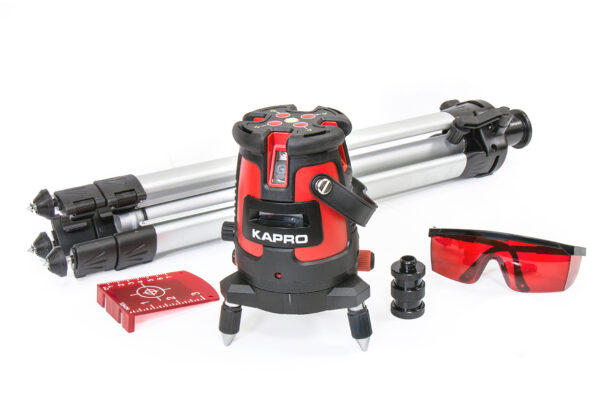 Kapro Laser 875S Prolaser All-Lines Layout Set With Hard Case & Tripod-0