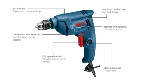 Bor Professional 06011A95K0 Bosch GBM 350 RE-19347