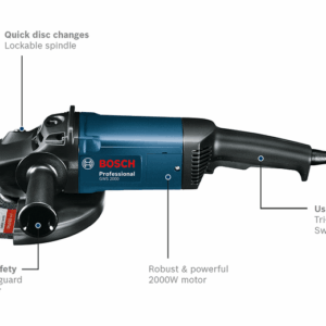 Gerinda Tangan Angle Grinder 06018B80K0 Professional Bosch GWS 2000-230-0