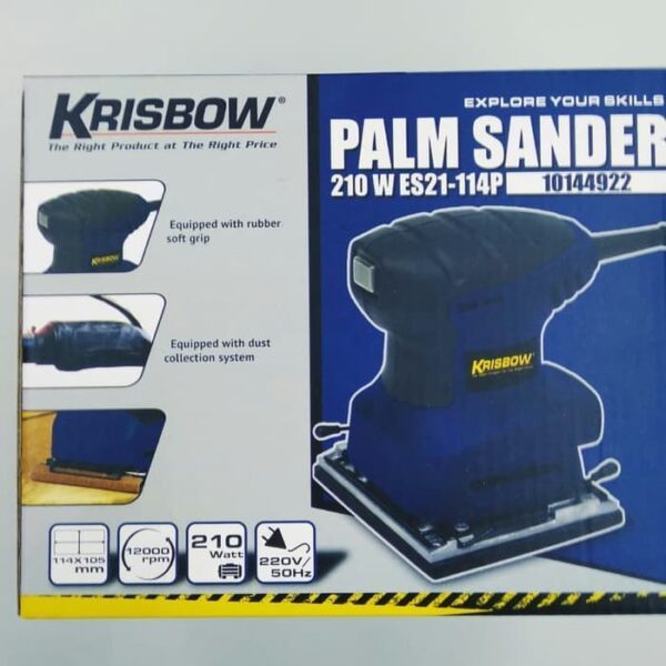 MESIN AMPLAS PALM SANDER 210W KRISBOW 10144922-19880