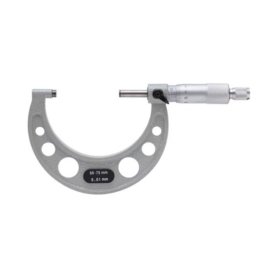 Pro Outside Micrometer Silver 50-75/0.01 mm Krisbow