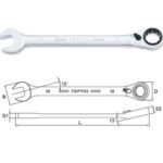 Kunci Kombinasi Reversible Ratchet Combination Wrench Gear 12mm Toptul ABAF1212-0