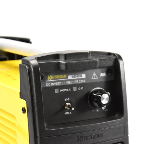 Inverter DC Stick Welding 200A 220V 1PH Krisbow 10058936-38898
