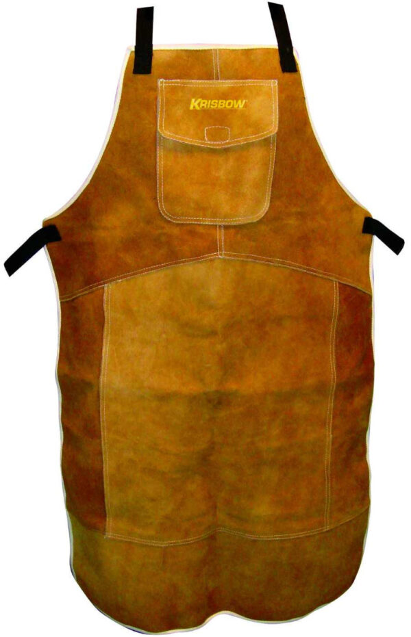 WELDING APRON BROWN KRISBOW KW1000480-0