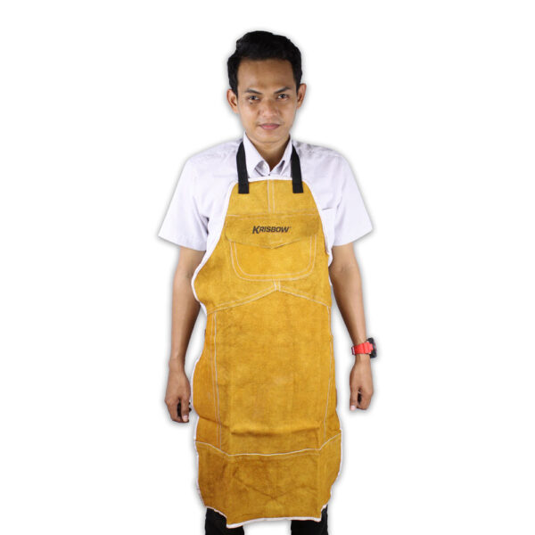 WELDING APRON BROWN KRISBOW KW1000480-19907