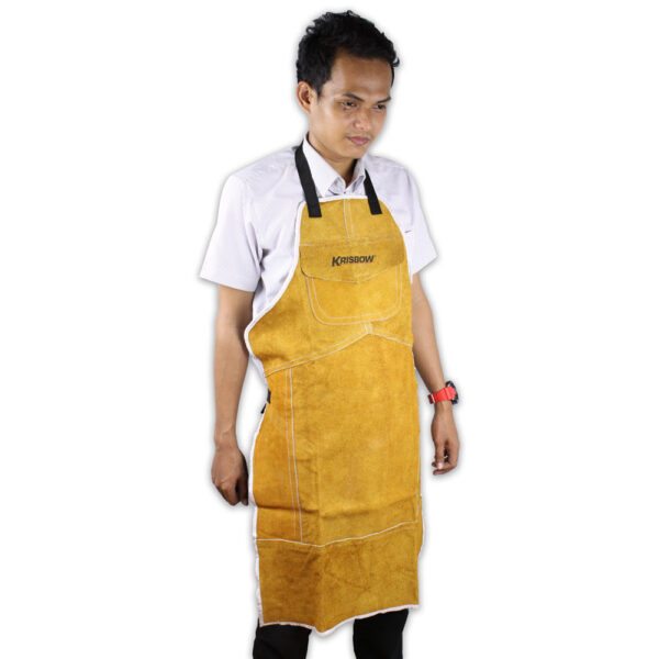 WELDING APRON BROWN KRISBOW KW1000480-19908