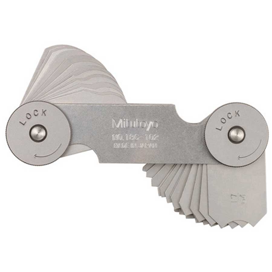 RADIUS GAGE 17/64- 1/2IN L:32 186-102 MITUTOYO MT0000499-0