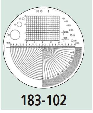 RETICLE 183-102 Mitutoyo MT0000520-0