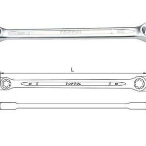 Kunci Pas Star Wrench E7xE11 Toptul AAEE0711-0