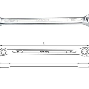 Kunci Pas Star Wrench E14xE18 Toptul AAEE1418-0