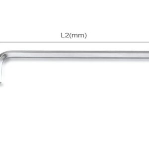 Kunci L Extra Long Hex Key Wrench 7.0mm Toptul AGAE0720-0