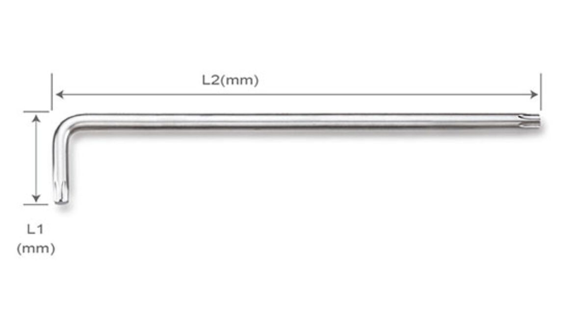 KUNCI L EXTRA LONG STAR KEY WRENCH T27 TOPTUL AIAE2715