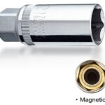 Kunci Sock Magnetic Spark Plug Sockets 16mm Toptul BAAT1216-0