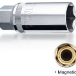 Kunci Sock Magnetic Spark Plug Sockets 21mm Toptul BAAT1221-0