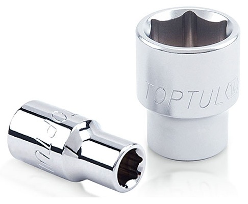 Kunci Sock 1Per4 Inch Dr. 6Pt Sockets 4mm Toptul BAEA0804-0