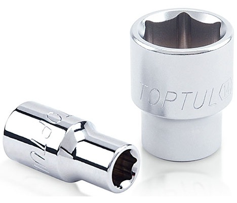 Kunci Sock 1Per4 Inch Dr. 6Pt Sockets 12mm Toptul BAEA0812-0