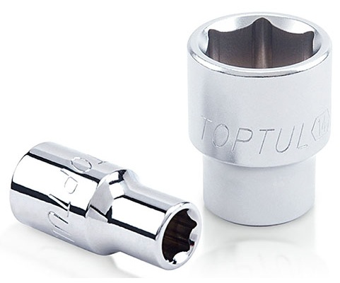 Kunci Sock 1Per4 Inch Dr. 6Pt Sockets 14mm Toptul BAEA0814-0