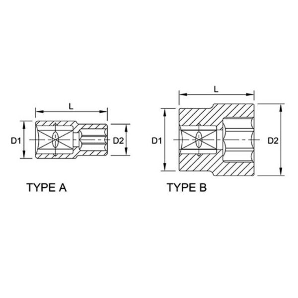 Kunci Sock 3Per8 Inch Dr. 6Pt Sockets 10mm Toptul BAEA1210-32976