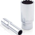 Kunci Sock Deep Sockets 12Pt 8mm 3/8 Inch Drive Toptul BAEF1208-0