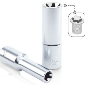 Kunci Sock Deep Star Sockets 1/2" E18 Toptul BAEH1618-0
