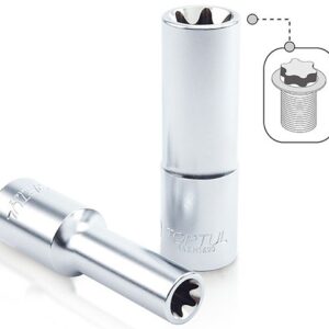 Kunci Sock Deep Star Sockets 1/2" E20 Toptul BAEH1620-0